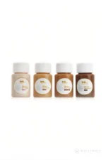Set of four silicone repair adhesives in black, dark-tanned, natural, and tanned tones.
