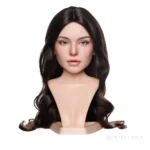 ROS MAX head model R16 in the natural finish, shown as a wavy-hair portrait.